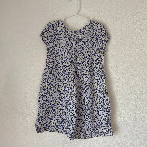 5/$25 Girls' Stylish Old Navy Flower Print Summer Dress Cotton Size S/P (6-7) - Picture 2 of 3